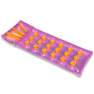 Swimline 76'' 18 Pocket Inflatable Mattress - Pink