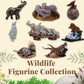 Comfy Hour Our Cute Elephant Friends Collection Wildlife Collection Elephant Family On Cliff Figurine, 10.03 '', Stone Resin