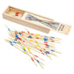 Chochkees Classic Wooden Thin Pick Up Stick Game 31 Pieces Fun Family Game Gift Idea, 7'' Tall, (4-Pack)