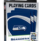Masterpieces - Nfl Playing Cards, Officially Licensed Seattle Seahawks Football Deck, Family Games For Adults And Kids, Standard Index