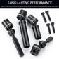 MOHERO 2Pcs Steel RC Drive Shaft Front Rear Center Driveshafts Set for 1/18 TRX4M Bronco Defender RC Crawler Car Upgrade