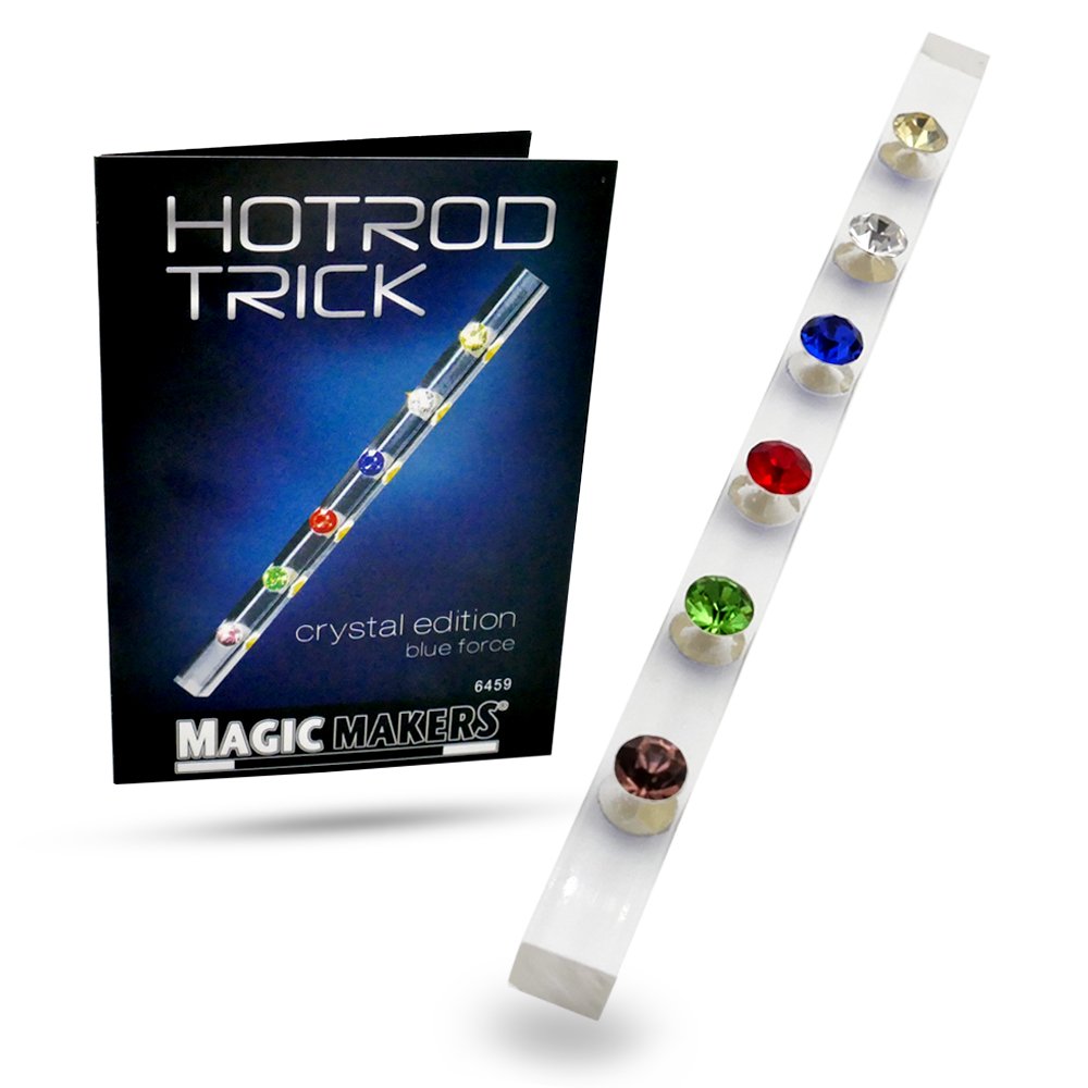Magic Makers Crystal Hotrod Magic Trick - Blue Force - With 30 Tricks Online