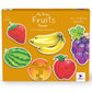 TOYKRAFTT Chunky Infant Floor Puzzle Toy, 3 Piece Puzzles for Kids Age of 2-3 Years, Fruit Puzzles for Toddlers Boys Girls, Educ