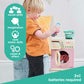 Casdon Pink Washer | Pink Toy Washing Machine For Children Aged 3+ | Features Spinning Drum & Sound Effects For Realistic Play!