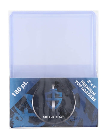 Shield Titan Trading Card 3X4 Inch Top Loader | 180 Point | 5 Ct