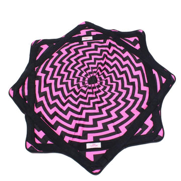 Mougee Star Mini Flow Star - Neon Series - 20'' Diameter - Smaller Size For Smaller Hands And Easier Spinning (Uv Reflective Pin