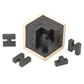 Wooden Brain Teaser Puzzle Cube Wooden Puzzles T-Shaped Jigsaw Logic Puzzle Educational Toy For Kids And Adults By Ahyuan (T And H Shape Black)