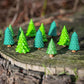 Accoutrements Itty Bitty Forest Trees 9 Piece Set - Miniature Trees for Creating Enchanting Landscapes - Soft Vinyl, Self-Standi