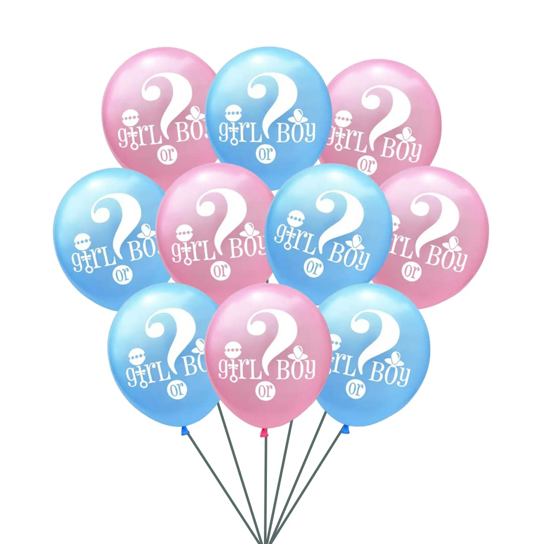 Baby Shower Balloon (Girl Or Boy ? Printed Latex Balloon)