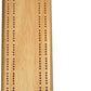 We Games Competition Cribbage Set - Solid Wood Sprint 2 Track Board With Metal Pegs