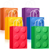 Yotnus ???? ?????? Building Block Party-Favor-Gift-Bags, Small Gift Bags With Handles, For Building Block Birthday Party Baby Sh