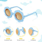 Chengu Retro Flower Sunglasses Daisy Flower Headbands Set Groovy Party Decorations Hippie Party Favors (Bright Style, 32 Pieces)