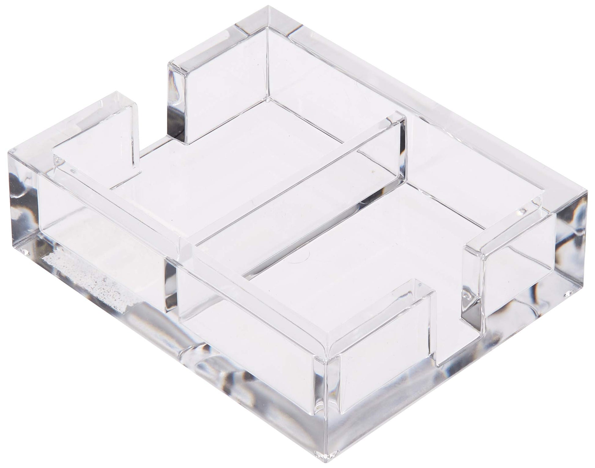 Caspari Acrylic Bridge Playing Card Decks Holder, Clear, 1 Count