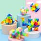 1Pc Snake Fidget Toy Cube Twist Puzzle 24 Wedges, Large Size Rainbow Magic Snake Toy Brain Teaser Stocking Stuffers Party Favors