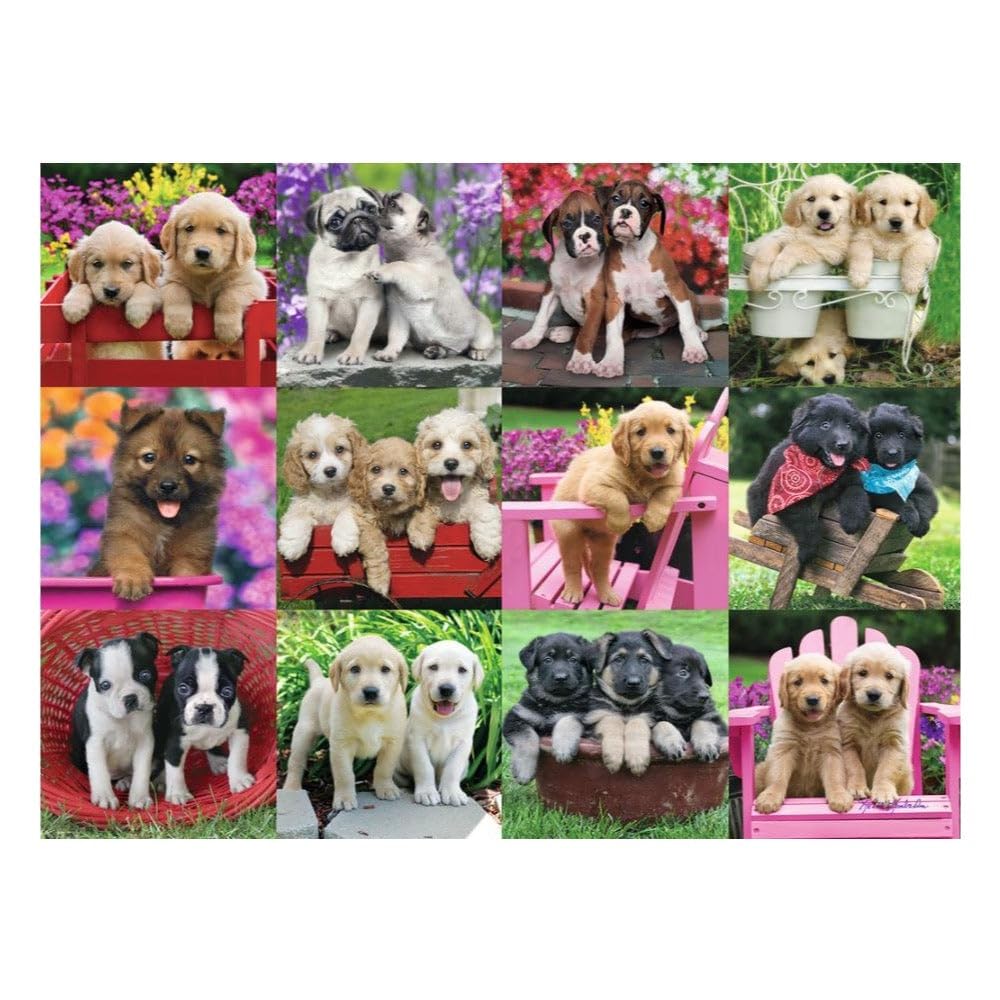 Ravensburger Puppy Pals Jigsaw Puzzle - 500 Unique Pieces | Softclick Technology Fun And Educational Toy For Kids And Adults | Fsc Certified Materials