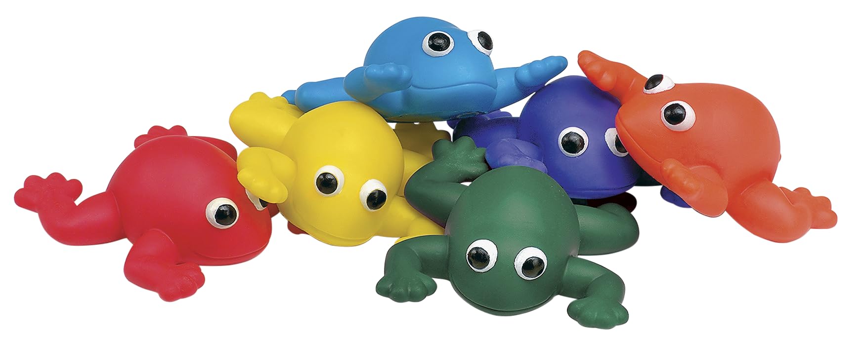 Sportime Indestructible Bean Bag Frogs, Set Of 6