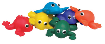 Sportime Indestructible Bean Bag Frogs, Set Of 6