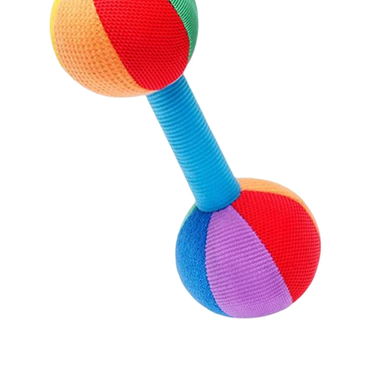 Trendivibe Sensory Hand Barbell Soft Early Development For Present Gift Newborn Boys Colorful| Baby Learning Toy | Infant Activi