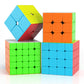 Vdealen Speed Cube Set, 2X2 3X3 4X4 5X5 Stickerless Speed Cube Bundle- Bright Magic Cube Pack, Smooth Cube Puzzle With Gift Pack