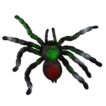 Bohs Rubber Jiggly Spider - Stretch & Squeeze - Realistic Big Soft Stretchy - Halloween Squishy Toy - Prank Bugs