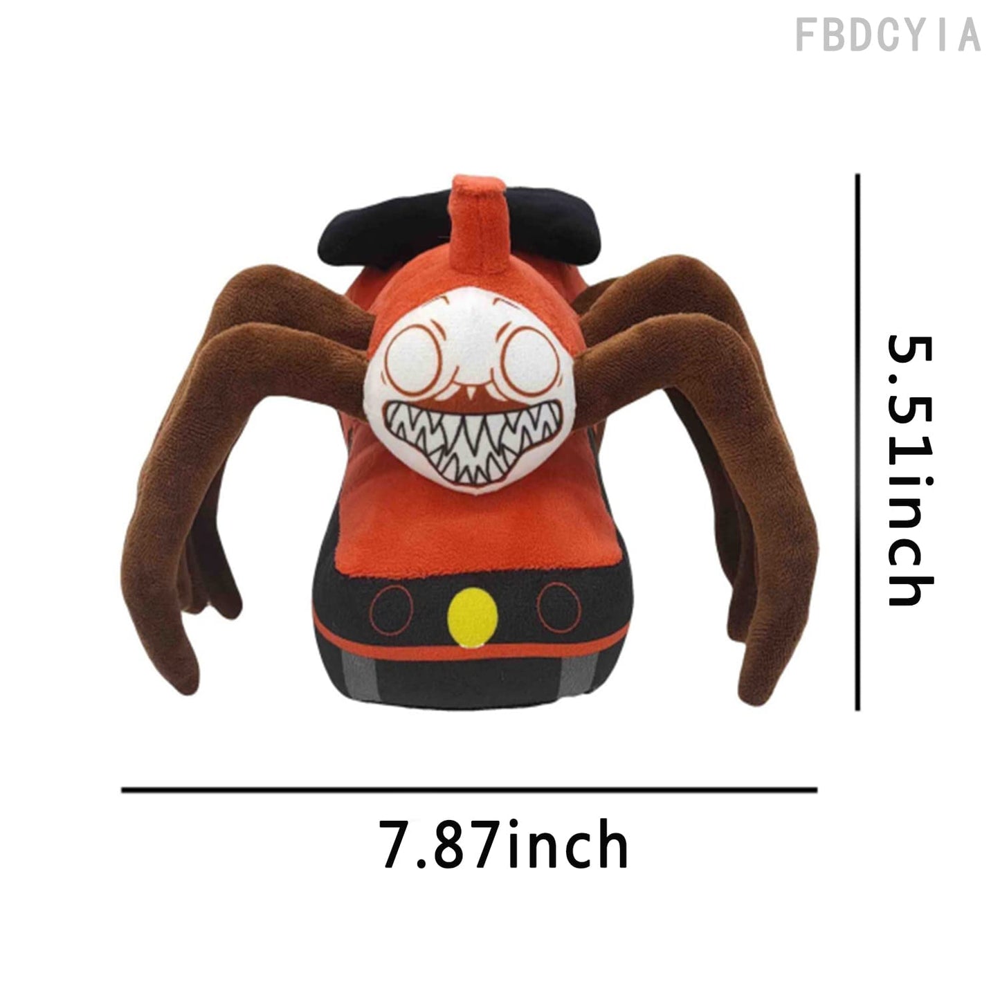 FBDCYIA Choo Choo Charles Plush Toy, 8.7 Inch Red Spider Train Doll, Soft PP Cotton Stuffed Animal Gift for Kids