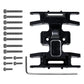 WEISHUJI Metal Middle Gearbox Skid Plate,Center Frame Brace Gearbox Mount Transmission Skid Plate Gearbox Base,Skid Plate Gearbo