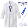 JOPSHEEN Kids Scientist Costume Lab Coat Pretend Play Scientist, Dress Up and Role Play Toys Gift for Boys Girls, with Goggles I