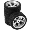 ShareGoo OD 2.55'' RC 12mm Hex Plastics Wheel Rims & Rubber Tires Tyre for RC 1/10 On-Road Touring Racing Drift Car