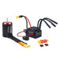 Surpass RC 3650 Brushless Motor V2 3650 3250KV 4 Pole Supersonic Motor for 1/10 RC Car Truck Black