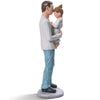 Yuideary Father and Daughter Figurines - Hand Painted Resin Collectible, Perfect Gift for Dad on Birthday, Christmas, Father's Day