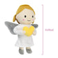 Free-Space Angel Plush Doll Boy/Girl Baptism Gifts Guardian Angel Doll Toy (Angel Doll (Girl))