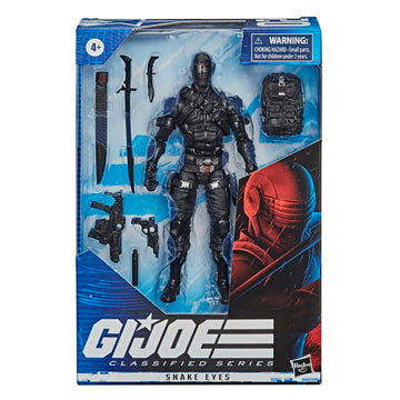 G.I. Joe Snake Eyes Action Figure 6-Inch Scale, Multicolor, Model E8490, Premium Collectible Toy with Accessories