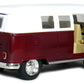 KiNSMART 1962 Volkswagen Classic Bus 1:32 Scale 5'' Die Cast Metal Model Toy Car Maroon