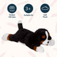 PixieCrush Mommy Bernese Dog Stuffed Animal Set with 4 Puppies - Plush, Multicolor, 5 Piece Assortment for Girls Ages 3-8