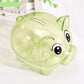 Piggy Bank, Plastic Money Bank, Transparent Money Jar, Coin Bank For Girls And Boys, Gifts For Birthday, Easter, Christmas, Baby