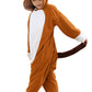 Kianmacar Kids Animal Onesie Kangaroo Pajamas Halloween Costume Cosplay Sleepwear (Brown Horse, 95)(Age:Over 5 Years Old)