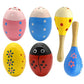 Wooden Easter Eggs Shakers Toys, Maracas Kids Hand Percussion Shakers Percussion Musical For Party Favors Kids Easter Basket Stu