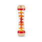 Hape Beaded Raindrops | Mini Wooden Musical Toddler Instrument, Shake & Rattle Rainmaker Toy, Red, L: 2, W: 2, H: 7.9 Inch