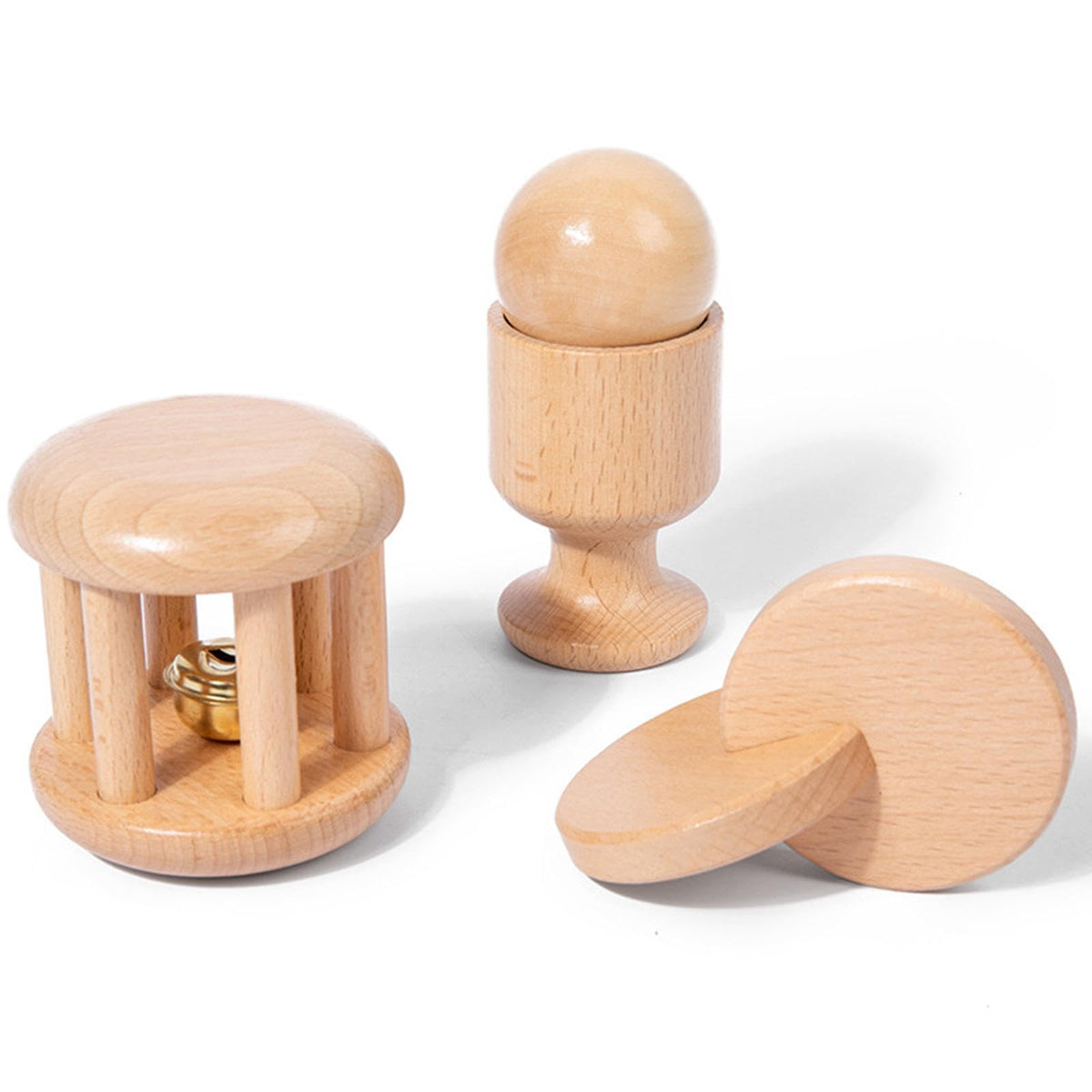 Merishopp 6Pcs Wooden Baby Toys Preschool For Festival Gift Thanks Giving Day New Year| Baby Learning Toy | Infant Activity Toy 