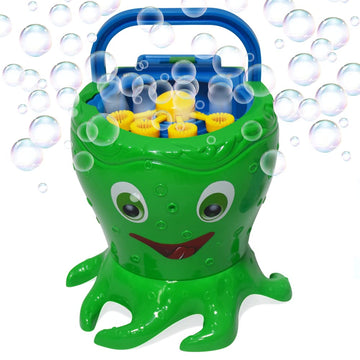 Artcreativity Octopus Bubble Machine For Kids, Includes 1 Bubbles Blowing Toy With Carry Handle And 1 Bottle Of Solution, Fun Summer Outdoor Or Party Activity, Great Bubble Gift For Boys And Girls…