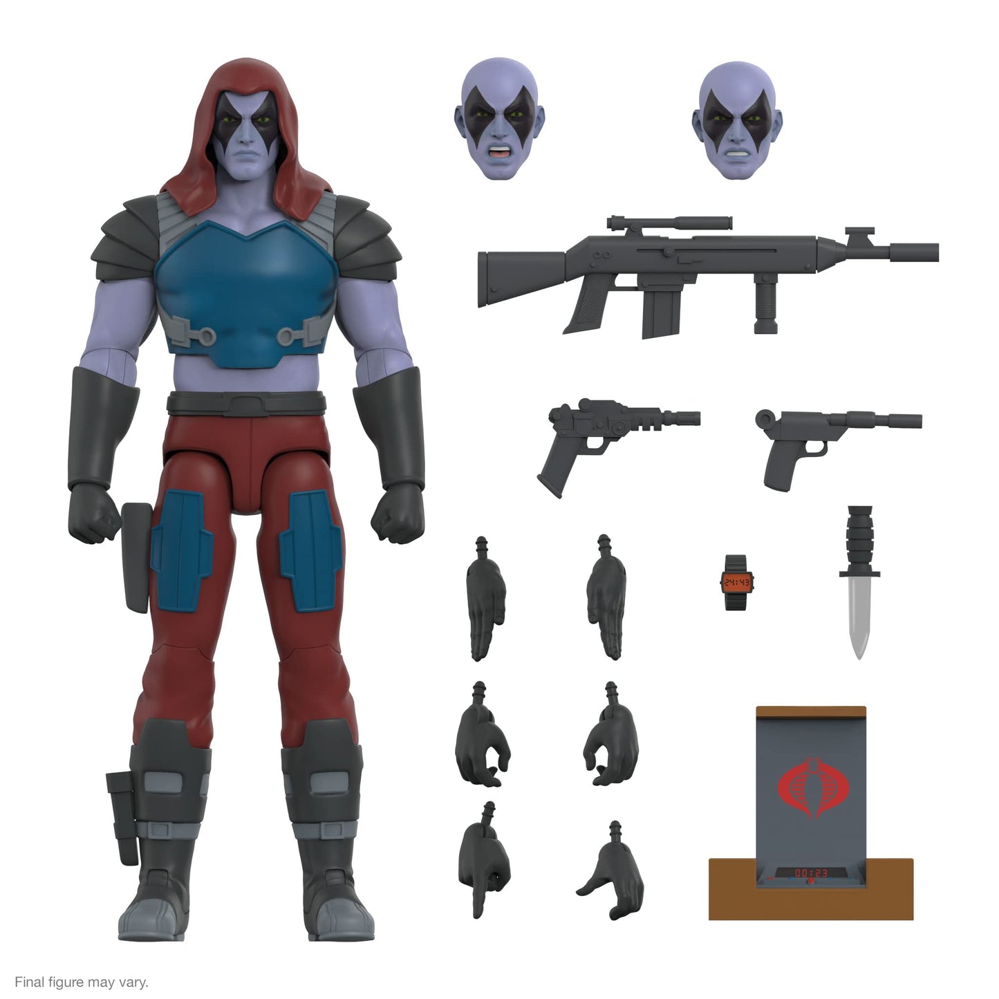 Super7 ULTIMATES! G.I. Joe Zartan 7" Action Figure - Wave 4 Classic Cartoon Collectible, Plastic Material, Model UL-GIJOW04-ZTN-01