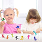 Artcreativity Bendable Alien Figures (Set Of 12) Bendable Alien Toys For Kids, Alien Party Favors For Boys And Girls, Stress Relief Fidget Toys For Kids, Goodie Bag Stuffers, And Pinata Fillers