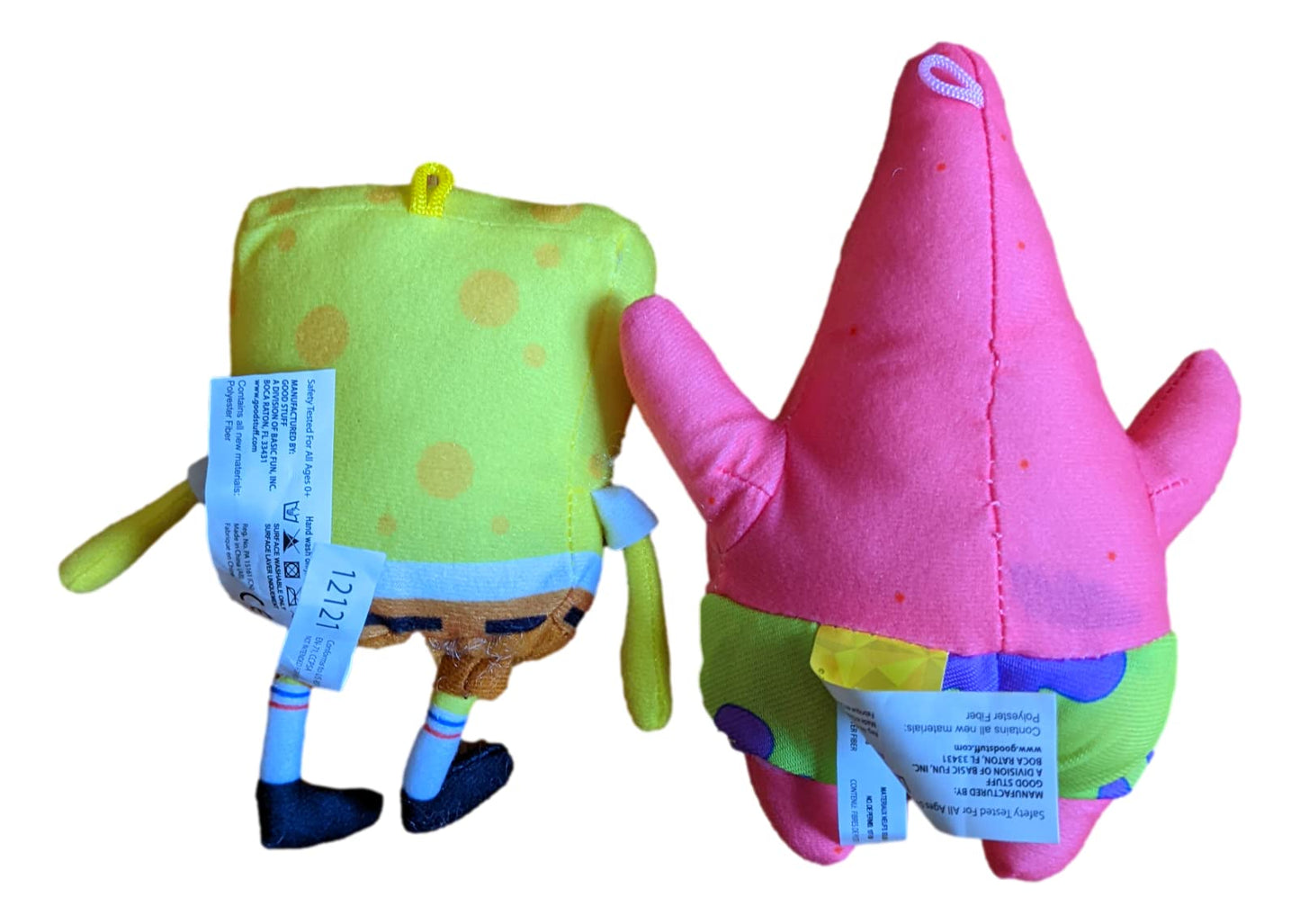 SpongeBob SquarePants Plush Doll Toy Set - Spongebob 10" & Patrick 11" - Soft, Stuffed Plush