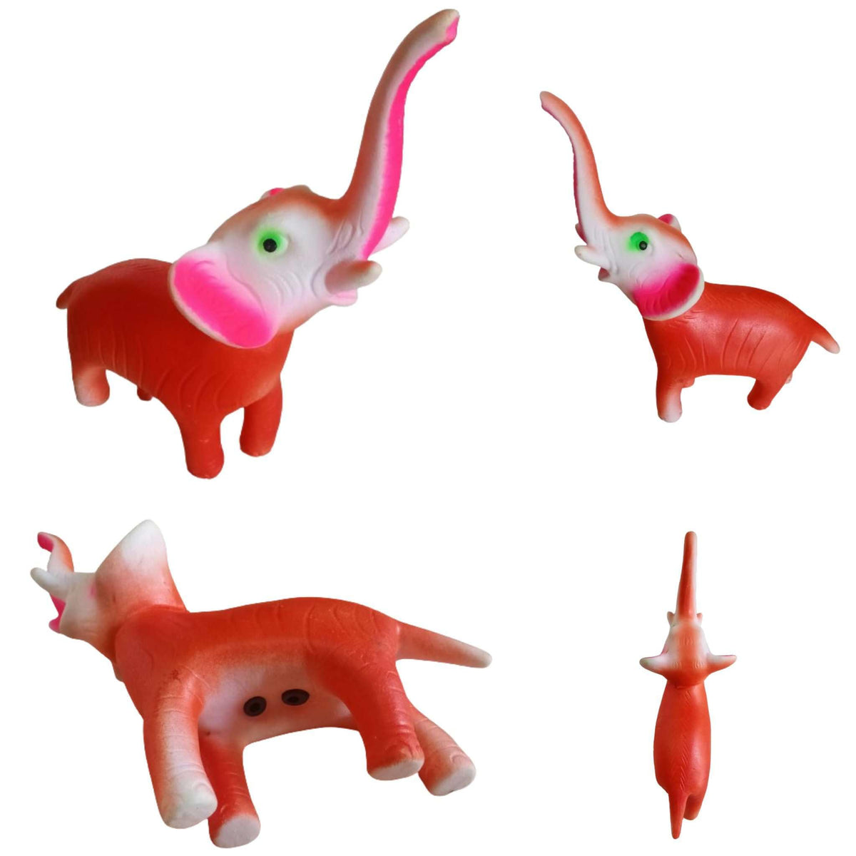 ZOKCY (Pack of 1 Pcs Chu Chu Elephant Toy for New Born Baby Kids/Elephant Chu Chu Sound Toy for New Born Baby/Toy for New Born B