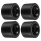PATIKIL 70mm 78A Longboard Wheel Soft, 4 Pack Cruiser Wheels Street Wheels for Skateboards Skateboard Wheel Replacement PU, Blac