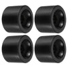 PATIKIL 70mm 78A Longboard Wheel Soft, 4 Pack Cruiser Wheels Street Wheels for Skateboards Skateboard Wheel Replacement PU, Blac