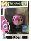 Funko Pop! Rick And Morty Glootie Exclusive Vinyl Figure Shared Sticker Summer Convention 2019 Sdcc