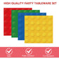 DURYGEN 40PCS Building Blocks Themed Birthday Party Decorations Building Bricks Tableware Party Paper Plates Napkins Building Bl