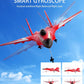 Crohorizon Rc Plane For Kids 12 Years And Up,2Ch Red Flying Fighter Plane,Foam Remote Control Airplane For Boys Girls With 2 Bat