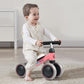 Baby Balance Bike Toys For 1 Year Old Boy Girl Gifts, 10-24 Month Toddler Balance Bike With 4 Silence Wheels, No Pedal Toddler First Bike, First Birthday Gifts Christmas For Boys And Girls (Pink)